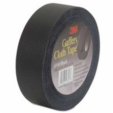 3M Abrasives 3M Abrasive 405-051111-91846 3M Cloth Gaffers Tape 6910 Black 1 in. x 60 Yd 12.0 Mil 405-051111-91846